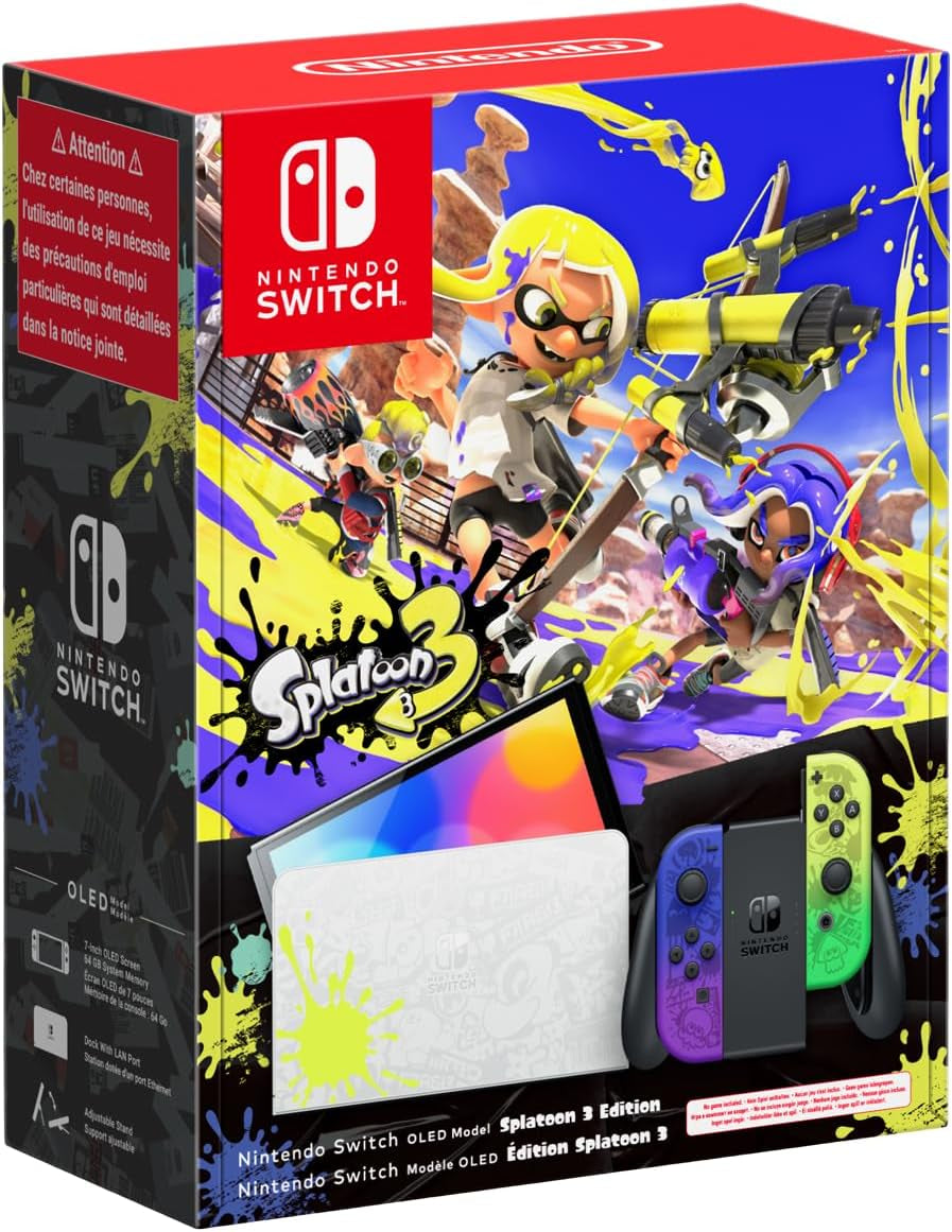 Nintendo Switch OLED Edición Limitada Splatoon 3