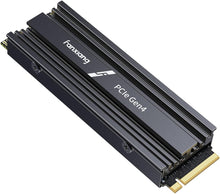 Fanxiang SSD 2TB Pcie 4.0 Nvme M.2 2280-7100 Mb/S De Lectura, 5300 Mb/S De Escritura - Disco Duro SSD Interno Con Disipador Compatible Con PS5, Ordenador Escritorio Y Portátiles